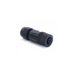 Connecteur femelle M12P, 4 pol., codage B IP67, 4A, non-blindé
